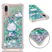 Transparent glitter quicksand TPU soft shell