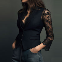 Elegant Designer-style Blazer Fashionable Sexy Womens Top