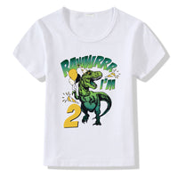 Children's T-shirt Numbers 1-9 Birthday T-shirt