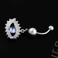 Evil Eyes Navel Ring Navel Ring Wings Navel Buckle Piercing Human Body Jewelry
