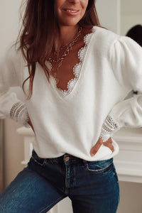 Europe And America Cross Border Autumn And Winter Elegant Women's Sweater Top
