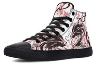 Printed Couple High Top Canvas Shoes