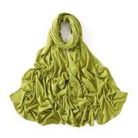 56 Colors Solid Color Modal Scarf Small Size Monochrome Jersey Veil Mercerized Cotton Scarf