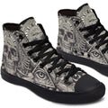 High Top Canvas Shoes For Printing Lovers