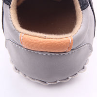 Hand-stitched frosted toddler shoes