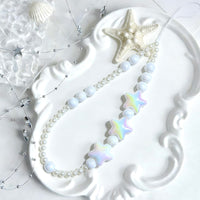 Pendant Short Beaded Chain Phone Case Lanyard