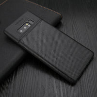Leather note8 protective shell