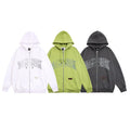 Letter Spray Painting Printed Hoodie Loose Casual Men