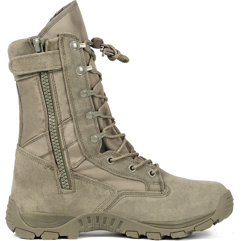 High-top Combat Boots Green Desert Boots Light Combat