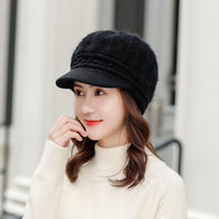 Rabbit wool knitted hat