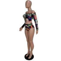 Printed swimsuit cover