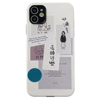 Timely Music Text Phone Case Silicone Soft Shell