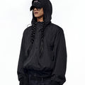 Men's Back Kick Plaque Patch Hooded Sun-proof Top
