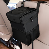 Waterproof folding trash can for car