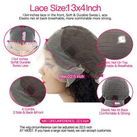 12a Water Wave Human Hair 13x4 Lace Front Wig