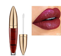 Pudaier matte pearlescent lip gloss non-stick cup diamond lip gloss