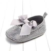 Diamond-studded baby toddler shoes