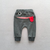 Children's Cartoon Cat Harem Pants In Autumn