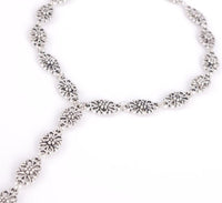 Simple fashion retro hollow carved beach Anklet