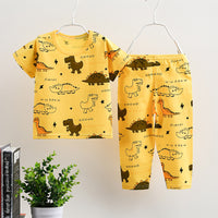 Thin Home Service Suit Short Sleeve Trousers Combination