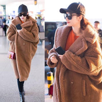 Sheep Shearing Coat Women's Mid-length Fur