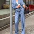 Casual And Comfortable Jacket Cardigan And Sweatpants Set