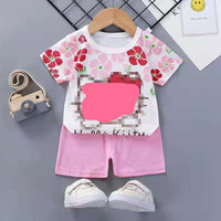Children's Short Sleeve Shorts Suit