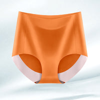 High Waist Seamless Breathable Cotton Antibacterial Women's Panties