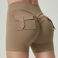 Pocket Fitness Sports Yoga Shorts