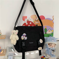 Dark Black Functional Bag Ins Retro Tooling Messenger