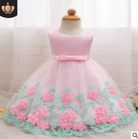 spring and summer girls princess dress wedding dress flower girl dress dress child performance birthday pettiskirt
