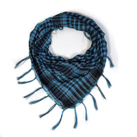 Network Silk Houndstooth Square Keffiyeh Military Fans Tactical Tassel Desert Scarf