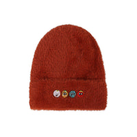 Warm and velvet pointy knitted hat