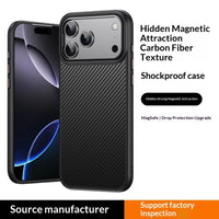 Carbon Fiber Phone Case With A Skin-like Magnetic Attachment