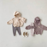 Children's Baby Fashion Casual Loose Zipper Sweater Coat