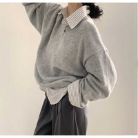 Women's Pullover Mid-length Warm Top