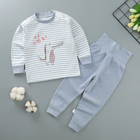 Autumn and winter children's cotton high-waist belly-protecting autumn clothes long trousers