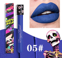 Halloween Creative Makeup Retro Matte Gold Silver Lip Gloss