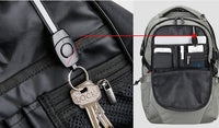 Backpack male external usb charging backpack business computer bag male travel bag