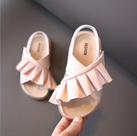 Korean lotus leaf sandals for girls