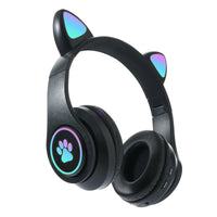 Cute Cat Ear LED Breathing Light Luminous Headset