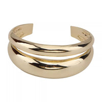 Niche Minimalist Style Irregular Metal Glossy Open Design
