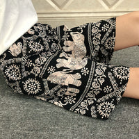 Summer Women's Pajama Pants Cotton Silk Shorts Home Loose