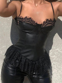 Sexy Women's Pajamas With Sling Checked Nightdress