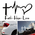 Faith hope love plus Wall Sticker