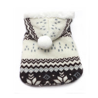 Dog two-tone snowflake coat