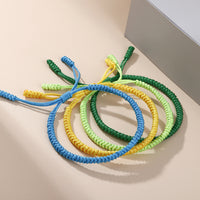 Creative Pure-thread Handmade DIY Braided Nylon Cord Bracelet