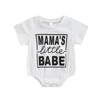 Baby Letter Print Crawling Suit Jumpsuit