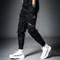Dark functional men's straight loose Leggings