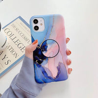 Colored marble phone case
